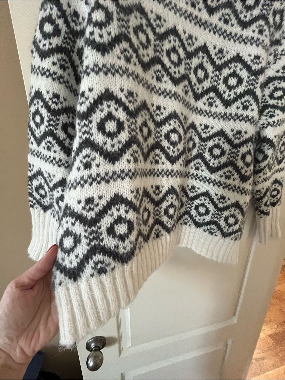 Joseph A. Designer Patterned Turtleneck Sweater Women’s Size 1X - Picture 14 of 15